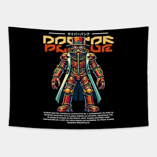 doctor plague mecha robot machine Tapestry