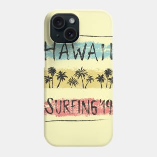 Hawaii surfing Phone Case