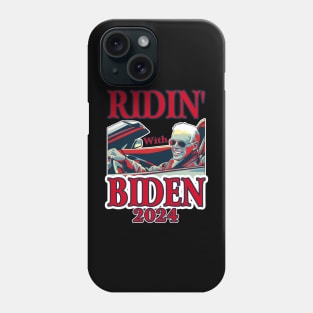 Ridin With Biden 2024 shirt, Biden Harris 2024 shirt , Biden For President LTSD13 Phone Case