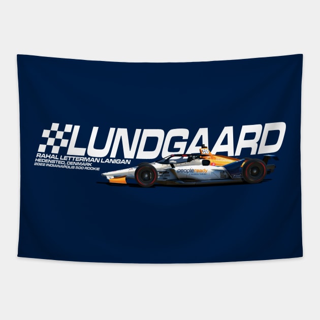 Christian Lundgaard 2022 (white) Tapestry by Sway Bar Designs