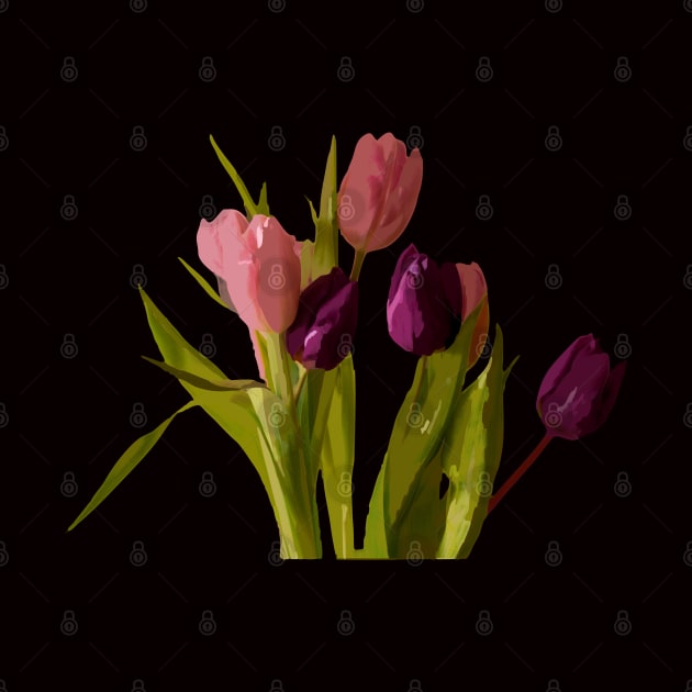 Tulips by Artprintzilla