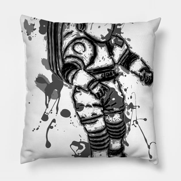 Astronauts Pillow by gblackid