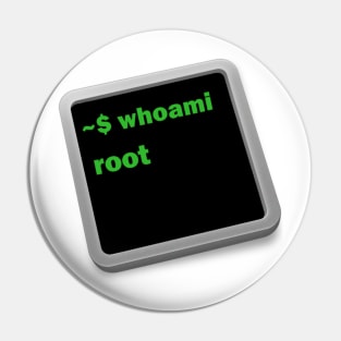 Bash Box Terminal - whoami: root Pin