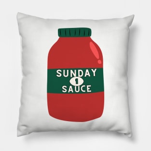 Sunday Sauce Gardner Jets Football Pillow