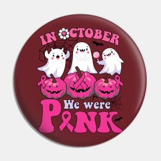 In October We Wear Pink Ghost Pin