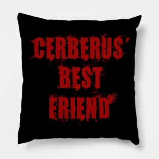 Cerberus Best Friend: Funny Greek Mythology Gaming Design Pillow