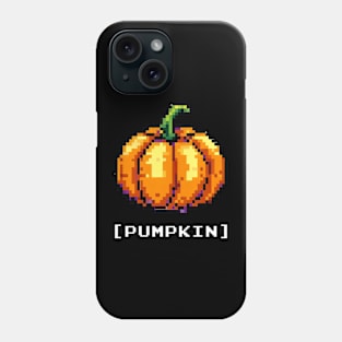 pumpkin pixel Phone Case