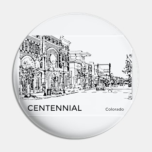 Centennial Colorado Pin