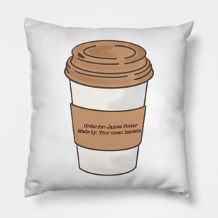 Regulus the Mean Barista Pillow