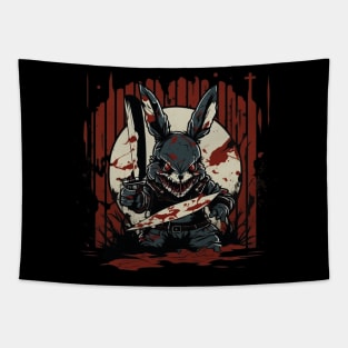 Killer bunny Tapestry