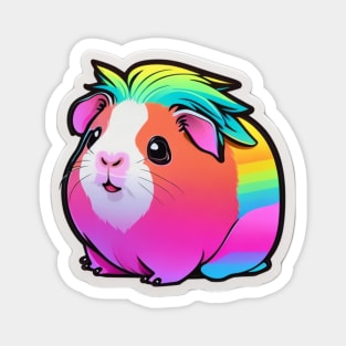 rainbow guinea pig Magnet