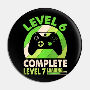 Level 6 Complete Level 7 Loading  6th Wedding Anniversary Pin