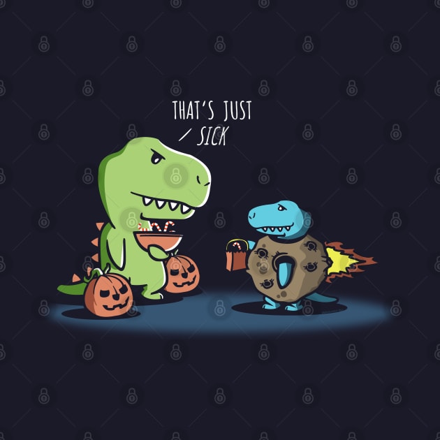 Dinosaur Trick or Treating by NerdShizzle