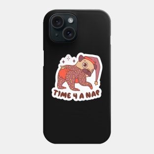 Sleepy Nap Pug Phone Case