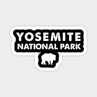 Yosemite National Park Retro Magnet