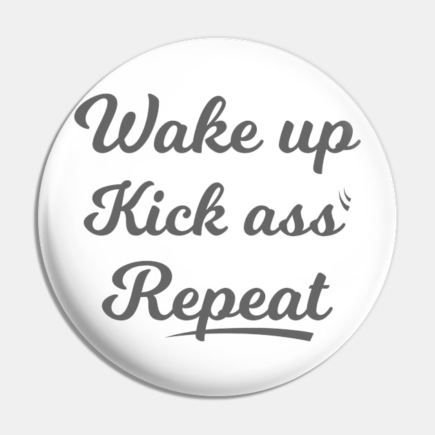 Funny Teeshirt Pin by Karpatenwilli