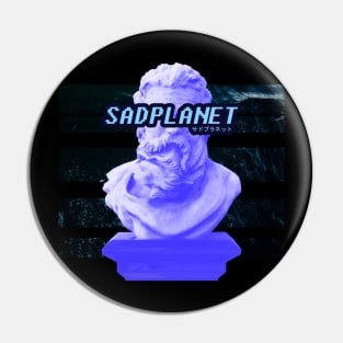 SadPlanetサドプラネット(Neptune海王星のスタンプStamp) Pin