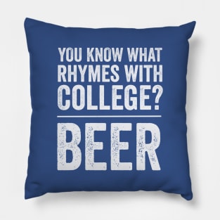 Funny College Pillow