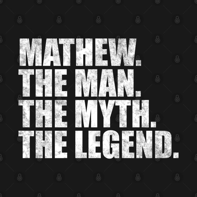 Mathew Legend Mathew Name Mathew given name by TeeLogic