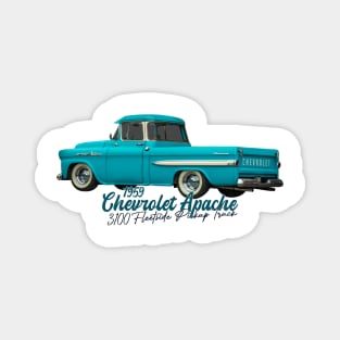 1959 Chevrolet Apache 3100 Fleetside Pickup Truck Magnet