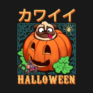 Cute Animals Halloween Pumpkin v3 - Happy Halloween T-Shirt