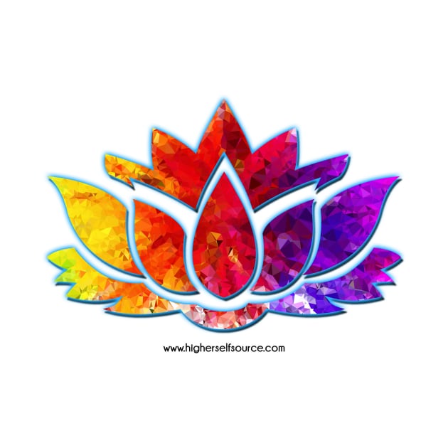 Glowing Lotus Flower by HigherSelfSource