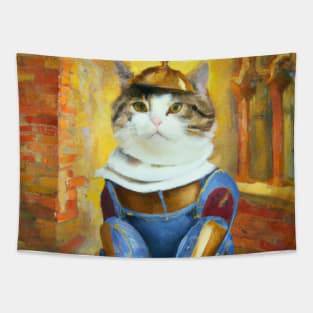 Vintage Sir Scratch-a-lot Painting Tapestry