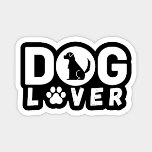 Dog lover loves dogs Magnet