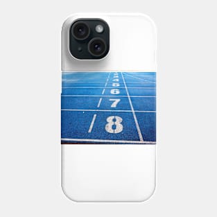 Athletics blue ground lanes Phone Case