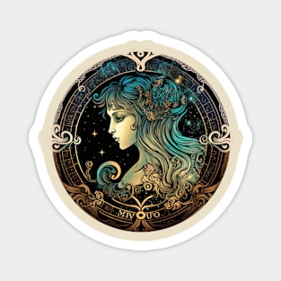 Virgo Zodiac Sign Magnet