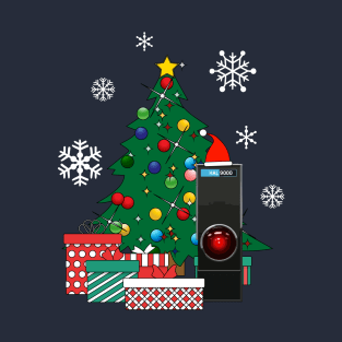 HAL 9000 Around The Christmas Tree 2001 A Space Odyssey T-Shirt