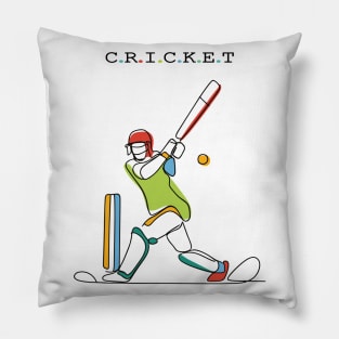 Cricket Sport Pillow