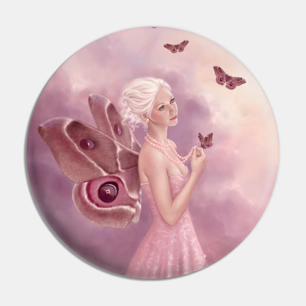 Pearl Birthstone Fairy Pin by silverstars