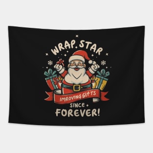 Wrap star improving gifts since forever Tapestry