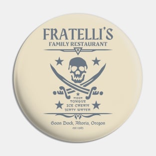 Fratelli's Family Restaurant The Goonies 80s Oregon Original Aesthetic Tribute 〶 Pin