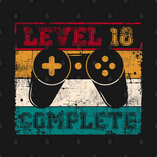 Level 18 Completed Gamer Birthday Gift by caydennelders