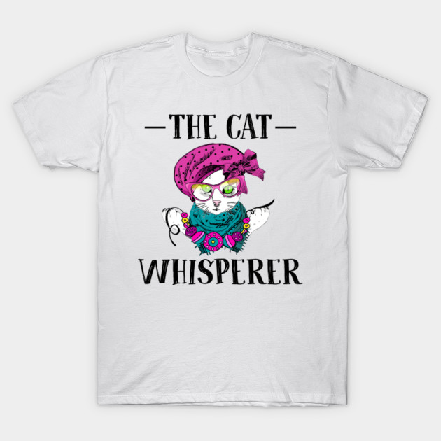 Cat Kitty Funny Tshirt I Love Cats The Cat Whisperer Cat