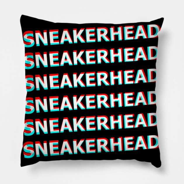 SNEAKERHEAD Pillow by muupandy