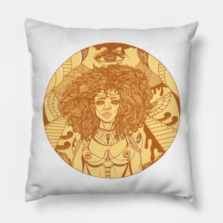 Terracotta Kemet Warrior Pillow