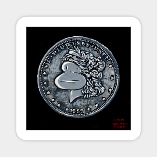 Ape Silver Dollar Magnet