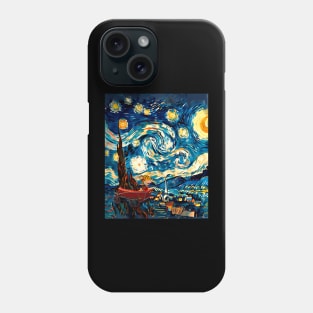 Calvin and Hobbes Stary Night Animal Antics Phone Case