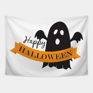 Happy Halloween Banner Tapestry