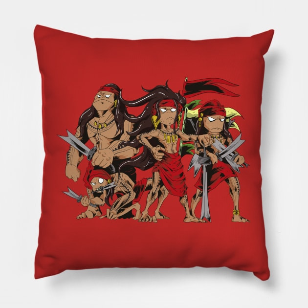 Lapulapu and his crew Pillow by BRed_BT