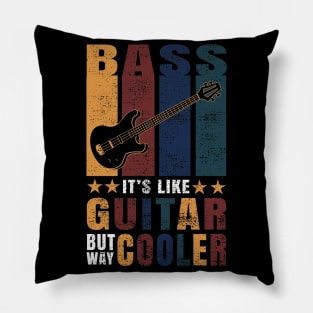 Funny Bass Guitar Pillow