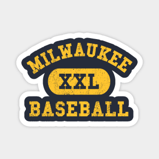 Milwaukee Baseball Magnet