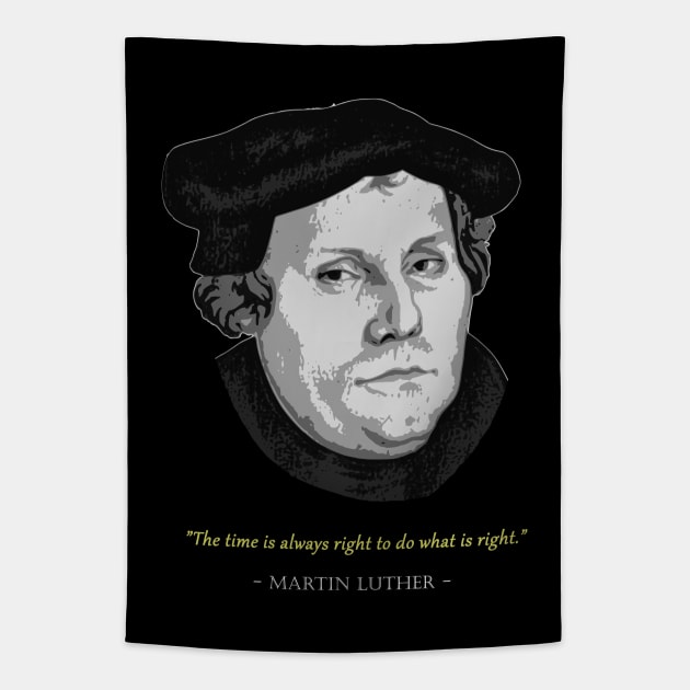 Martin Luther Quote Tapestry by Nerd_art