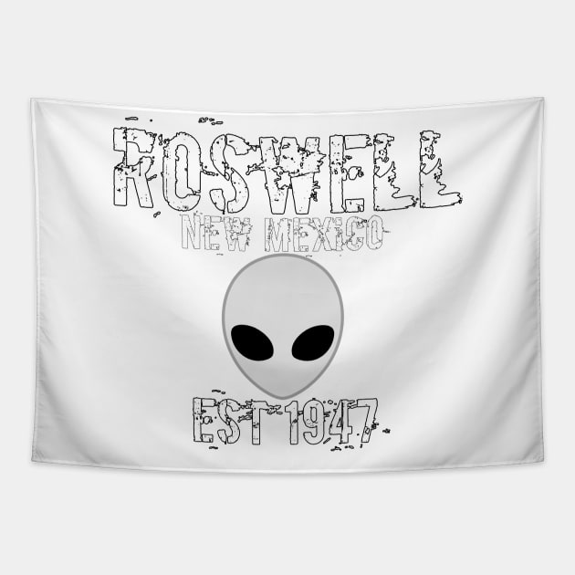 UFO t-shirt designs Tapestry by Coreoceanart