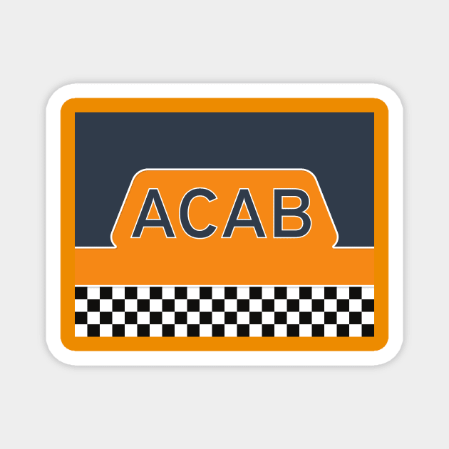 ACAB Cab Magnet by dikleyt