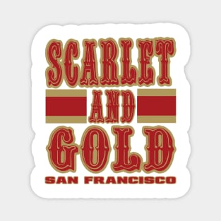 SF LYFE Scarlet and Gold Magnet