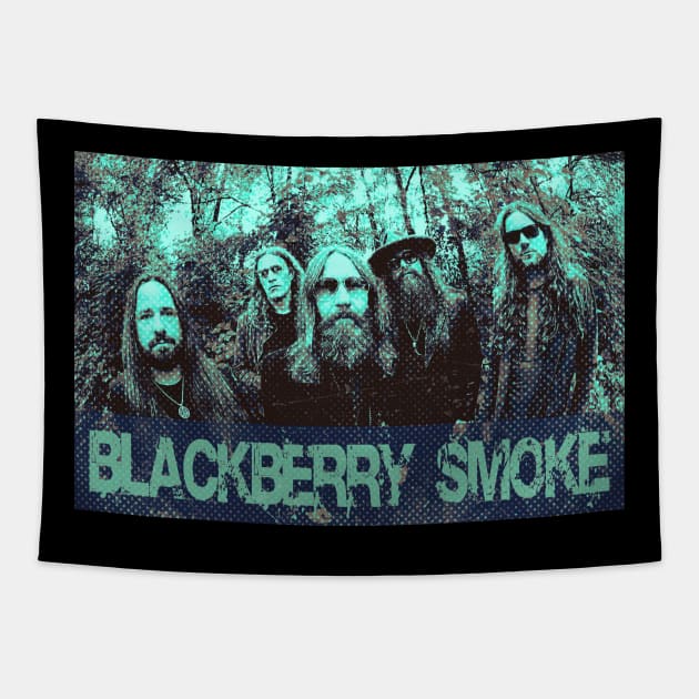 Solarize Illustrations -  Blackberry Smoke Tapestry by DekkenCroud